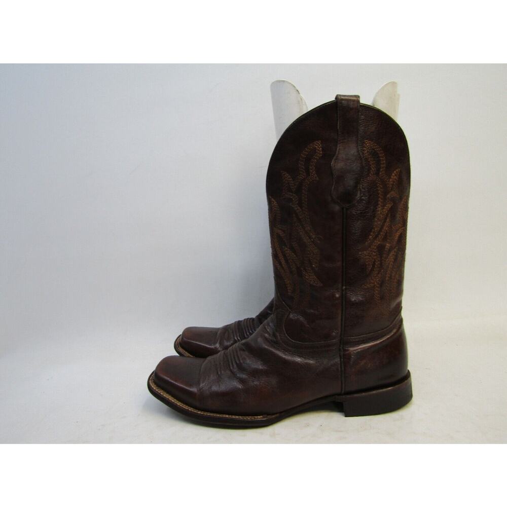 Circle G Mens Size 12 D Brown Leather Cowboy Western Boots